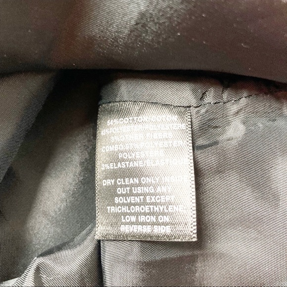 Lafayette 148 formal dress pants tuxedo satin trim blue shimmer - Picture 5 of 7